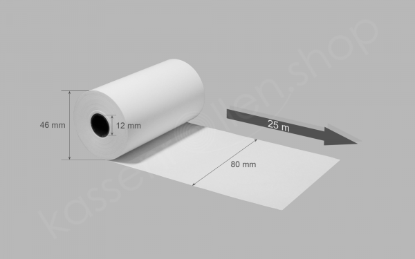 50 Stk. • Thermo • 80/25m/12 • BPA-frei [20039]