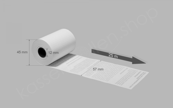 50 Stk. • Thermo • 57/25m/12 • phenolfrei • Lastschrift [20072]